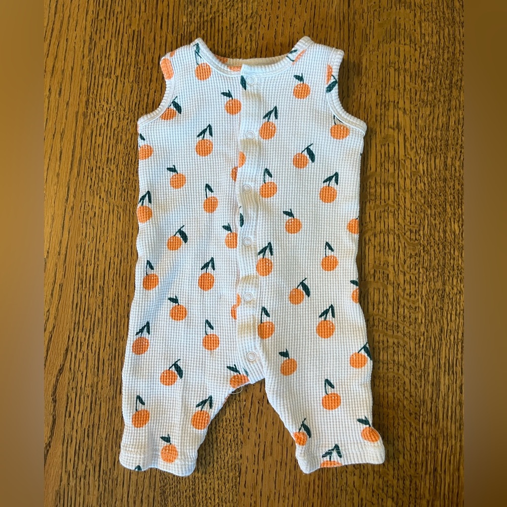 Spearmint LOVE Organic Waffle Romper